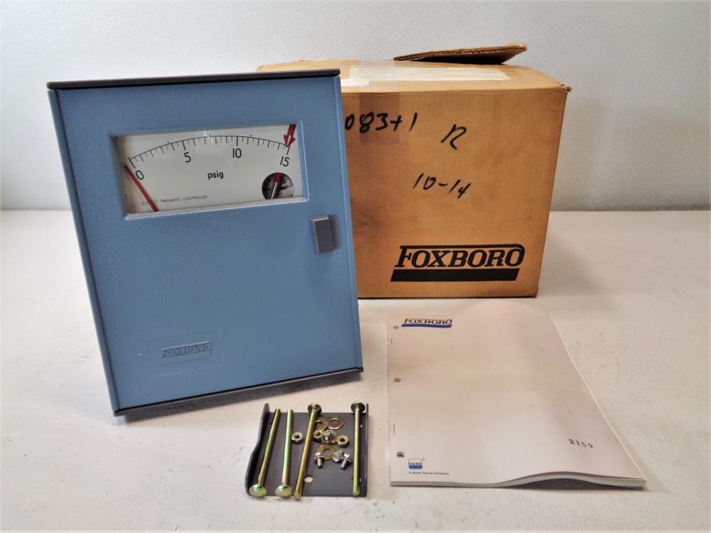 Foxboro Pneumatic Controller 0 - 15 PSIG, 43AP-FA42C/PB-CA